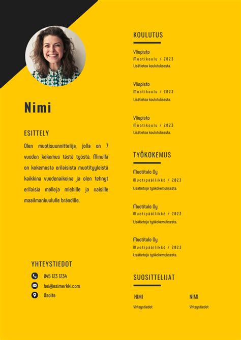 hyvä cv|CV